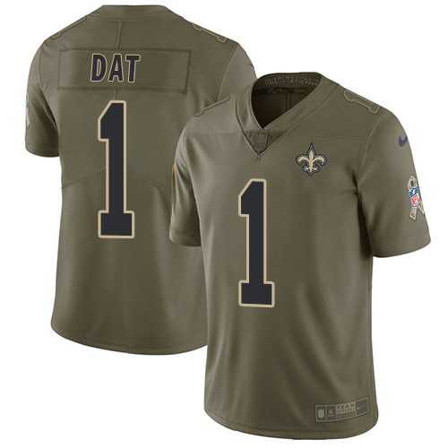 Nike Saints 1 Who Dat Olive Salute To Service Limited Jersey Dzhi,We sell and wholesale Nike Saints 1 Who Dat Olive Salute To Service Limited Jersey Dzhi on line form chian!